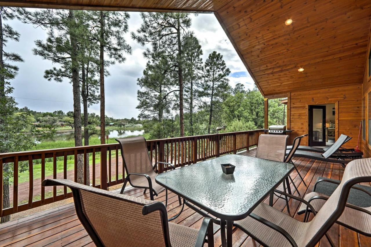 Serene Lakeside Cabin With Decks And Edler Lake Views! Pinetop-Lakeside Exterior foto